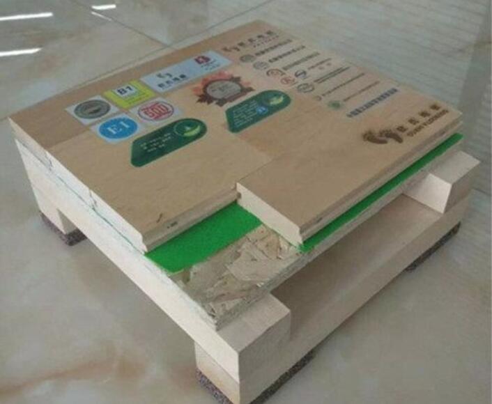 歐氏地板雙層龍骨結構實物圖 歐氏地板雙層龍骨結構實物圖